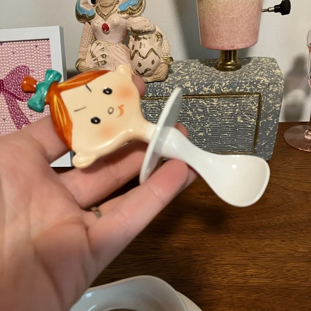 Vintage Pixieware Lipper Mann Mustard Jar - Picture 5 of 8